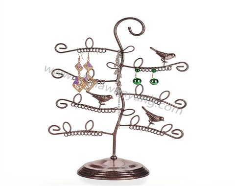 树形铁艺耳环展示架